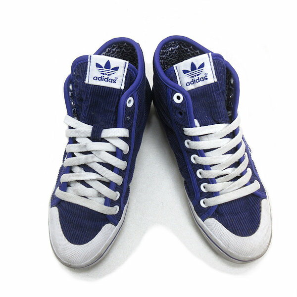 y■【22.5cm】アディダス/ADIDAS /Honey MIDハニーミッド コーデュロイシューズ■紫LADIES/55 【中古】