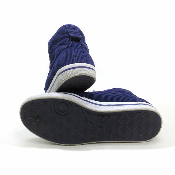 y■【22.5cm】アディダス/ADIDAS /Honey MIDハニーミッド コーデュロイシューズ■紫LADIES/55 【中古】