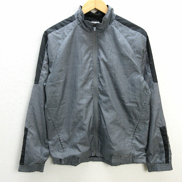 s■プーマ/puma 裏起毛 ウィンドブレーカー JKT/トレーニングウェア【M】灰/MENS/201【中古】