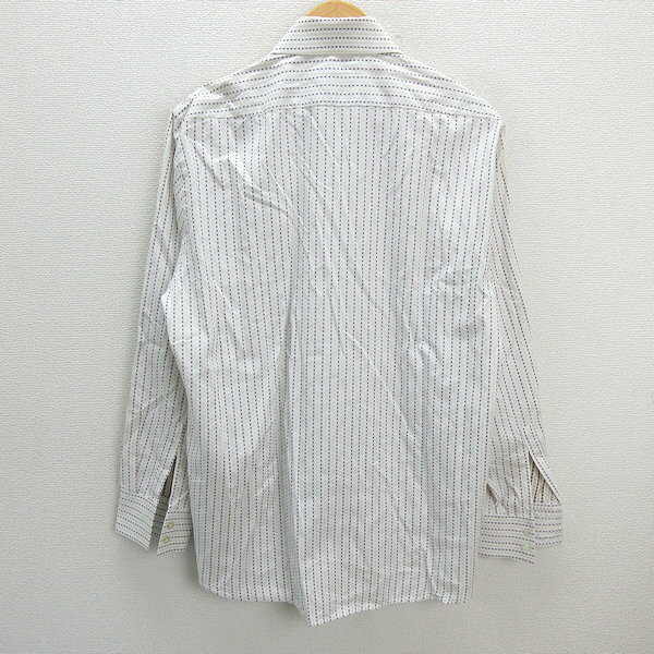 k■ヒューゴボス/HUGO BOSS ステッチストライプ 長袖シャツ/ワイシャツ【42 16 1/2】MENS■57【中古】