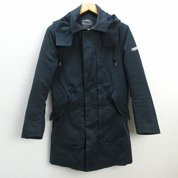 k■小川キャンパル/OGAWA CAMPAL 中綿コート/ナノユニバース取扱【S】紺/MENS■177【中古】