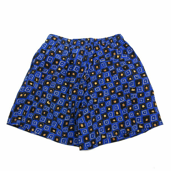 k■コロンビア/Columbia 総柄 サーフショーツ/水陸両用/ハーフパンツ【M】青/MENS■198【中古】