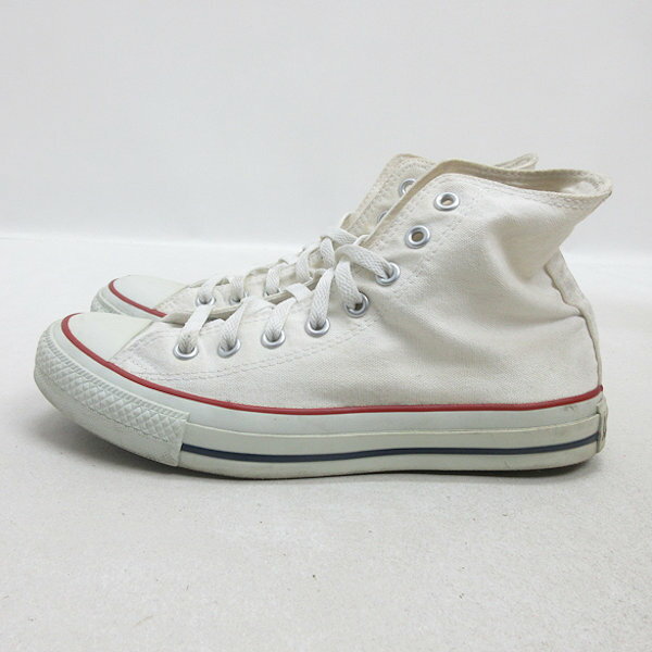 D■【25.5cm】コンバース/CONVERSE オールスターハイカット キャンバススニーカー■白/MENS/18【中古】