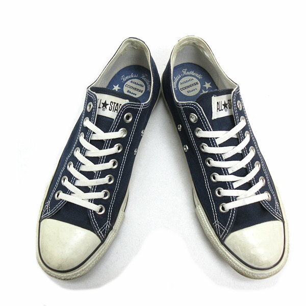 y■【27.5cm】ロンハーマン別注/Ron Herman×CONVERSE ALLSTAR HIキャンバススニーカー■紺【中古】