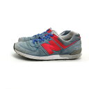 s■英国製■【USA 8】ニューバランス/New Balance 576 M576SBR スニーカー/ランニングシューズ■水色/MENS/100【中古】