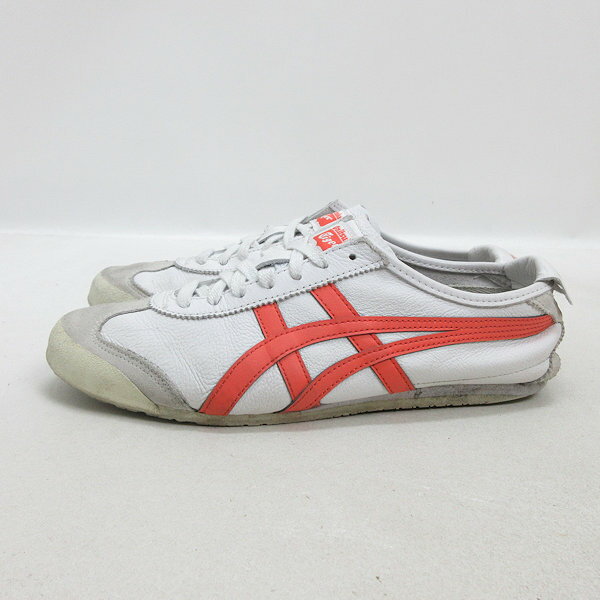 y■【26.5cm】オニツカタイガー/onitsuka tigerメキシコ MEXICO 66レザースニーカー■白MENS/14【中古】