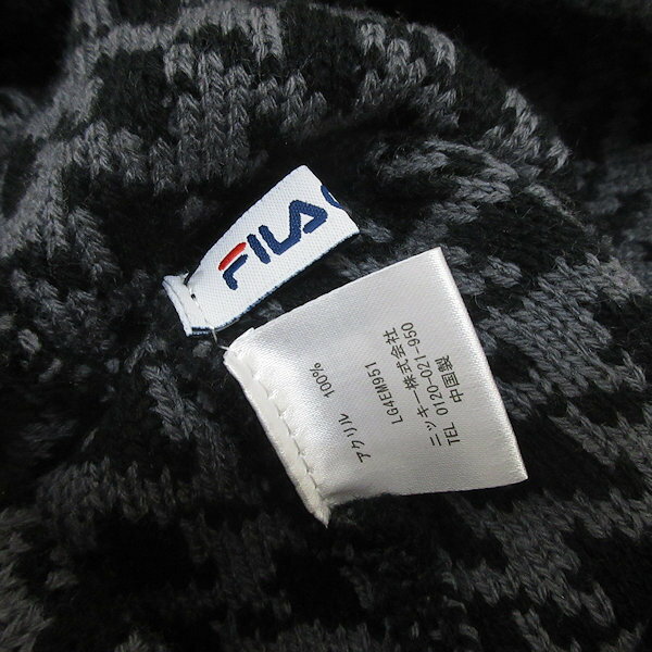 k■フィラゴルフ/FILA GOLF ニットキャップ ワッチキャップ/CAP/帽子/MENS■203【中古】