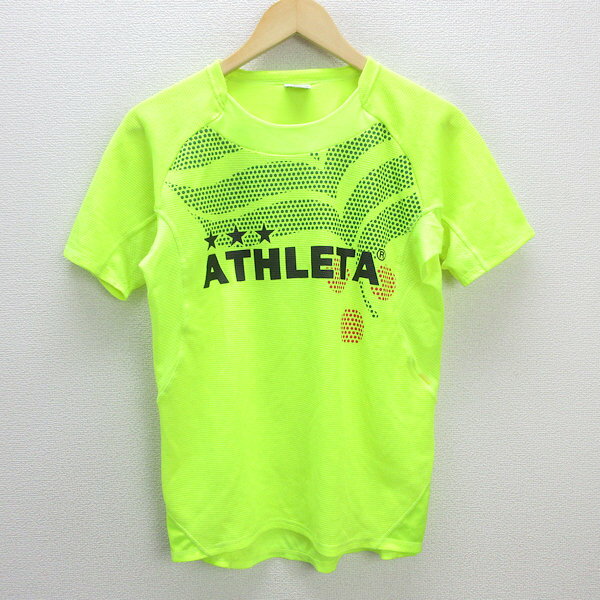 G■アスレタ/ATHLETA Tシャツ/フットサル トレーニングウエア【M】黄/men's/153【中古】■