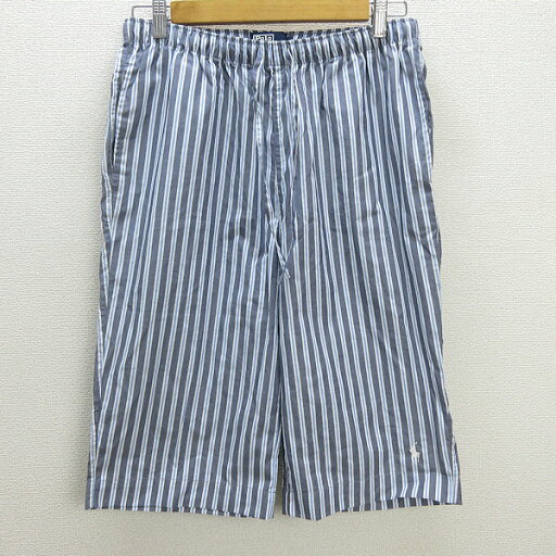 G■ポロラルフローレン/POLORalphLoren ストライプ柄/ルームウェア【M】紺系/men's/115【中古】■ G■ポロラルフローレン/POLORalphLoren ストライプ柄/ルームウェア【M】紺系/men's/115【中古】■