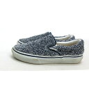 a■【23cm】バンズ/vans SLIP ON V98CL スニーカー/スリッポン 紺/LADIES/310【中古】