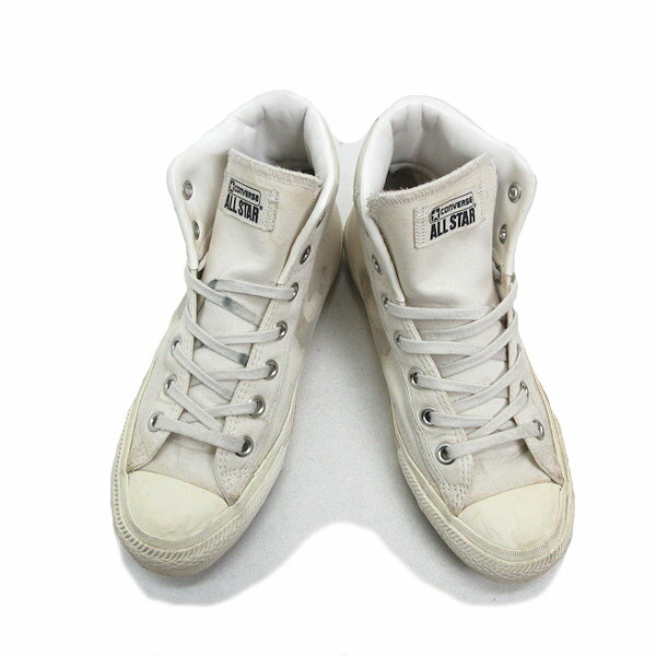 a■【23cm】コンバース/CONVERSE ALLSTAR 1CK876 シェブロンスター ハイカット キャンバススニーカー 白/LADIES/306【中古】