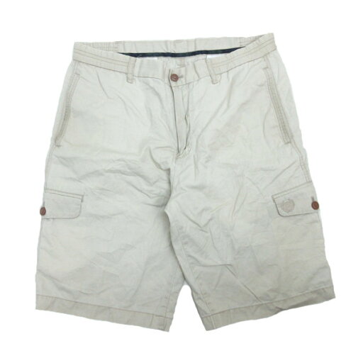 s■チャップス/CHAPS リネンブレンド ハーフパンツ【M】ベージュ/MENS/67【中古】 s■チャップス/CHAPS リネンブレンド ハーフパンツ【M】ベージュ/MENS/67【中古】