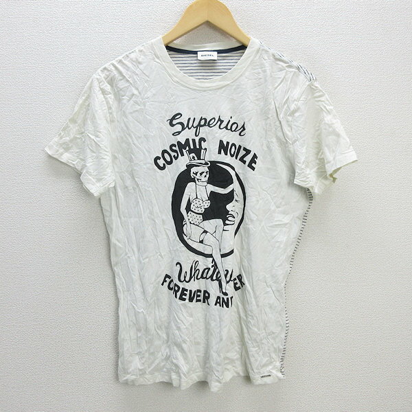 楽天市場】ディーゼル(柄ボーダー)(Tシャツ・カットソー 楽天市場】ディーゼル(柄ボーダー)(Tシャツ・カットソー