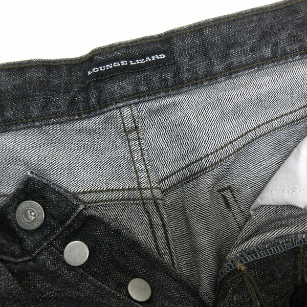 k■ラウンジリザード/LOUNGE LIZARD ブラックデニムパンツ/ジーンズ【3】MENS■20【中古】