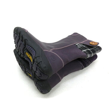 k■美品【17cm】キーン/KEEN キッズ スノーブーツ/レザーブーツ/紫/KIDS■52【中古】