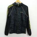 y■アディダスネオ/ADIDAS フーディートラックジャージ■黒【メンズM】MENS/9【中古】