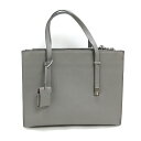 k■ザラウーマン/ZARA WOMAN PVCレザー ハンドバッグ/ビジネスにもお勧め/灰色/BAG/LADIES■30【中古】