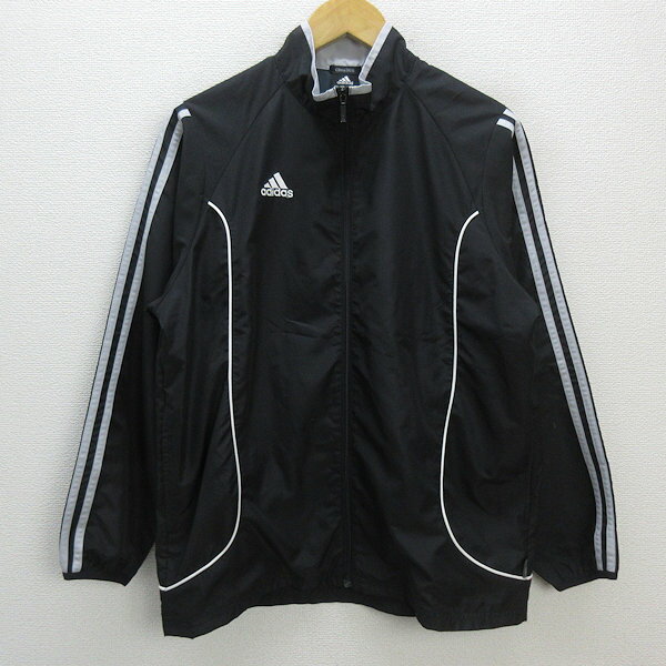 n■アディダス/adidas トレーニングジャケット JKT【160】黒/KIDS/100【中古】