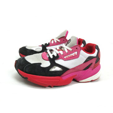 y■【23cm】アディダス/ADIDAS FALCON Wファルコン ランニングシューズ■ピンクLADIES/95 【中古】