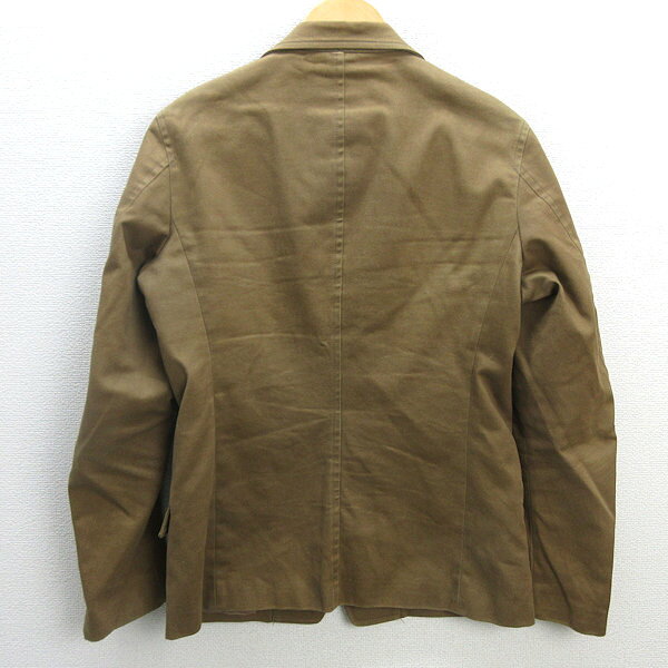 H■ジャーナルスタンダード/JOURNALSTANDARD フルボタン仕様 テーラードジャケット【M】ベージュ/MENS■61【中古】