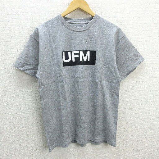 H■ユニフォームエクスペリメント/uniform experiment UFMプリントTシャツ【1】灰色/MENS■86【中古】 H■ユニフォームエクスペリメント/uniform experiment UFMプリントTシャツ【1】灰色/MENS■86【中古】