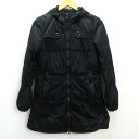 k■アーバンリサーチ/URBAN RESEARCH フーディダウンコート【M】黒/LADIES■92【中古】