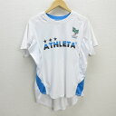 G■アスレタ/ATHLETA Tシャツ/フットサル トレーニングウエア【M】白/men's/78【中古】■