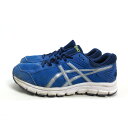 k■【24.5cm】アシックス/asics TKB101 ジュニア LAZERBEAM スニーカー/青/KIDS■25【中古】