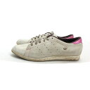 k■【24.5cm】アディダス/adidas 668855 ローカット スエードスニーカー/ベージュ/LADIES■59【中古】(4)