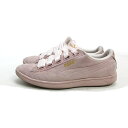 k■【24cm】プーマ/PUMA 366416 VIKKY RIBBON スエードスニーカー/ピンク/LADIES■17【中古】