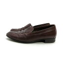 y■70-80'S レトロ【24cm】ランバン/LANVIN PRIS ローファーシューズ■茶LADIES可MENS/45【中古】