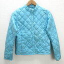 U■ユニクロ/UNIQLO キルティング ウルトラライトダウンJKT【M】水色/LADIES/40【中古】