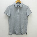 z■アバクロンビー&フィッチ/Abercrombie&Fitch 半袖ポロシャツ【XS】灰/MENS■55【中古】