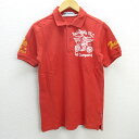 G■テッドカンパニー/TED COMPANY 半袖ポロシャツ/鹿の子地 テッドマン【S】赤/men's/21【中古】■(4)