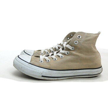 s■【26cm】コンバース/converse オールスター キャンバス地 ハイカットスニーカー■ベージュ/MENS/152【中古】