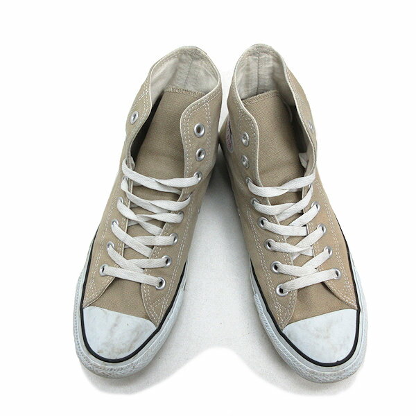 s■【26cm】コンバース/converse オールスター キャンバス地 ハイカットスニーカー■ベージュ/MENS/152【中古】