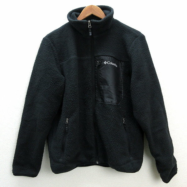 y■コロンビア/COLUMBIAシュガー ドームSUGAR DOMEフリースジャケットJKT/PM1614 ■黒【メンズM】MENS/101【中古】