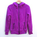 z■Volcom/ボルコム ジップアップパーカー/モコモコフリース 【メンズXS】レディース向き/127【中古】