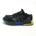 Q■【27cm】アディダス/ADIDAS Originals NMD_R1 V2リオデジャネイロ ランニングシューズ■黒MENS/14【中古】