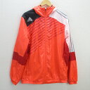 G■アディダス/adidas ウィンドパーカージャケット/M33387【XO】オレンジ/men's/4【中古】■(4)