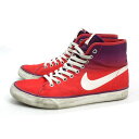 y■【24.5cm】ナイキ/NIKE イプリモ コート ミッド ナイロンスニーカー■朱色/LADIES/68【中古】
