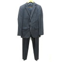 k■ユナイテッドアローズ/UNITED ARROWS GLR ストライプ柄 スーツ 上下セットアップ【46/76】灰色グレーMENS/105【中古】