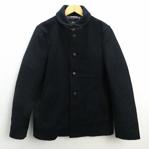 【 ブランド 】 ビームス/BEAMS 【 カラー】 ネイビー 【 サイズ 】 表記 [ S ](メンズ) 実寸[ 着丈67cm 肩幅43cm 身幅49cm 袖丈62cm ] 【 素材 】 表：ウール70％ ナイロン30%(裏地：コットン/ポリエステル) 【 商品詳細 】 USEDになります。 レザー部分の軽い劣化・一番下のボタン糸ほつれ(ポケット内ボタン付属いたします)・毛羽たち汚れはございます。 メンズ ビームスハート ウールジャケットです。 ボタン開閉。裏地チェック柄、袖裏はポリエステル。タイトシルエットの一着です。 【 Cランクのお品になります 】 S:新品、未使用品 A:多少の使用感はあるが汚れやダメージは気にならない程度 B:多少の汚れやシミ、毛羽立ちはあるがダメージは気にならない程度 C:使用感があり、多少の汚れやダメージがある D:使用感があり、汚れやダメージが目立つ E:汚れやダメージが目立つジャンク品