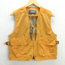 D■ジャックウルフスキン/Jack Wolfskin ナイロンベスト/アウトドア【M】橙/LADIES/39【中古】■