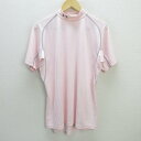 G■アンダーアーマー/UNDER ARMOUR モックネックシャツ/インナーシャツ【MD】ピンク/men's/78【中古】■