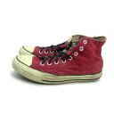 k■【27.5cm】コンバース/CONVERSE キルティング ALL STAR ハイカットスニーカー/赤MENS■75 【中古】