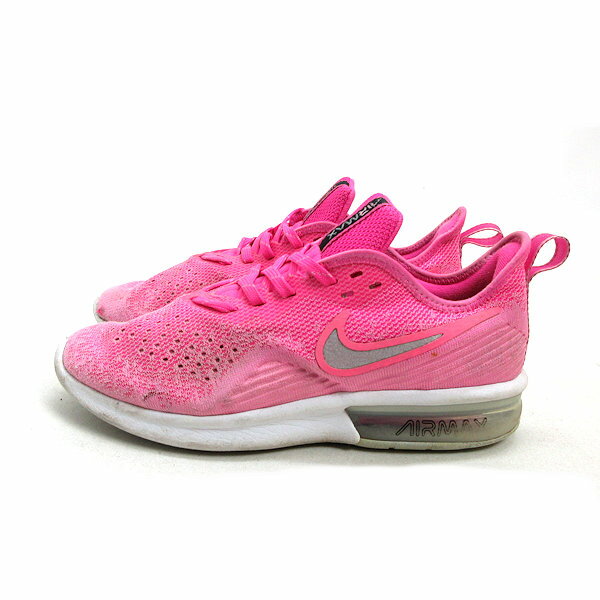 k■【24cm】ナイキ/NIKE A04486 AIR MAX SEQUENT スニーカー/ピンク/LADIES■34【中古】