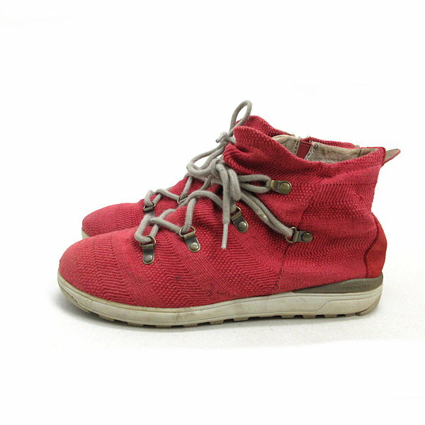 y■【25cm】コロンビア/COLUMBIA TRANSIT MID トレッキングシューズ■赤MENS/37