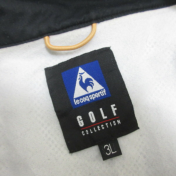 G■ルコック スポルティフ/le coq sportif GOLF ゴルフジャケット【3L】青/mens/46【中古】■