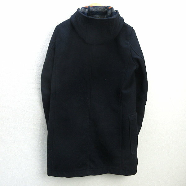 H■ビームス/BEAMS HEART トグルボタン ダッフルコート/ベーシックデザインで合わせやすい【L】紺/MENS■28【中古】